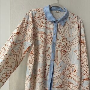 JODIFL Striped Blue and White Shirt